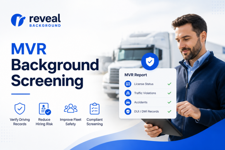MVR Background Screening: Why Every Employer Should Verify Driving Records Before Hiring in 2026