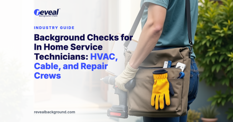 Background Checks for In Home Service Technicians: HVAC, Cable, and Repair Crews