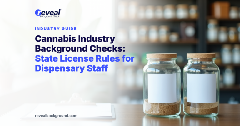 Cannabis Industry Background Checks: State License Rules for Dispensary Staff