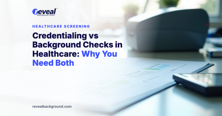 Credentialing vs Background Checks in Healthcare: Why You Need Both