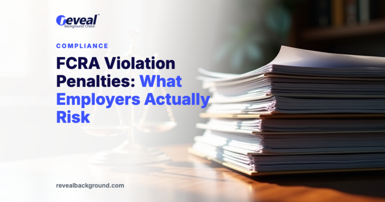 FCRA Violation Penalties: What Employers Actually Risk