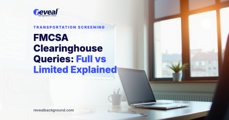 FMCSA Clearinghouse Queries: Full vs Limited Explained
