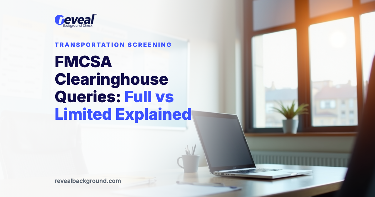 FMCSA Clearinghouse Queries: Full vs Limited Explained
