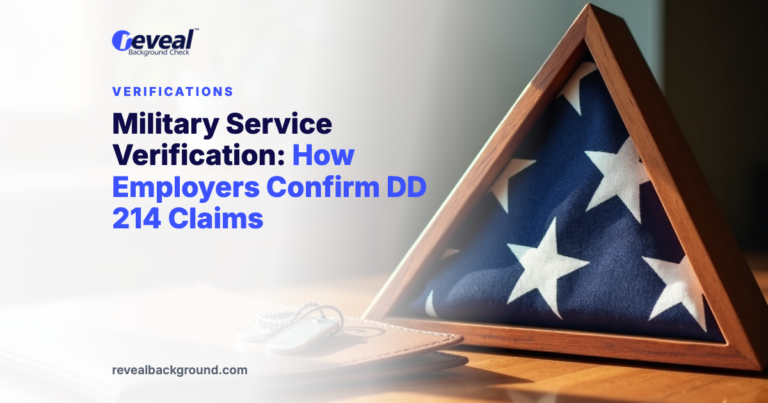 Military Service Verification: How Employers Confirm DD 214 Claims