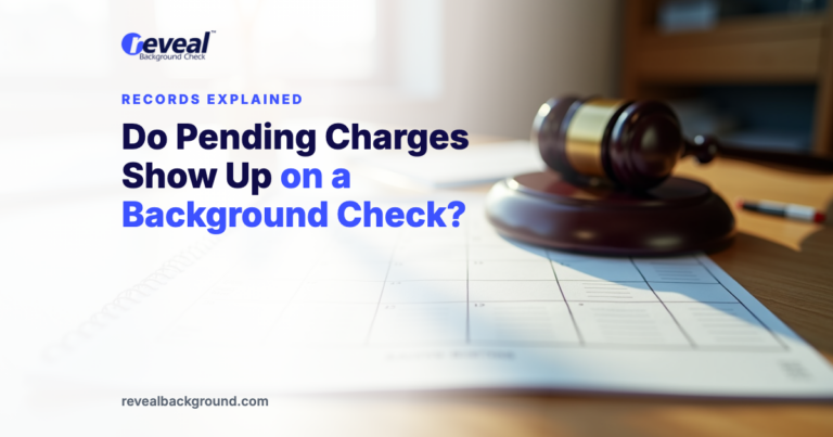 Do Pending Charges Show Up on a Background Check?