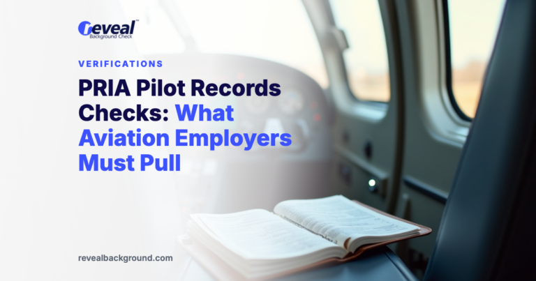 PRIA Pilot Records Checks: What Aviation Employers Must Pull