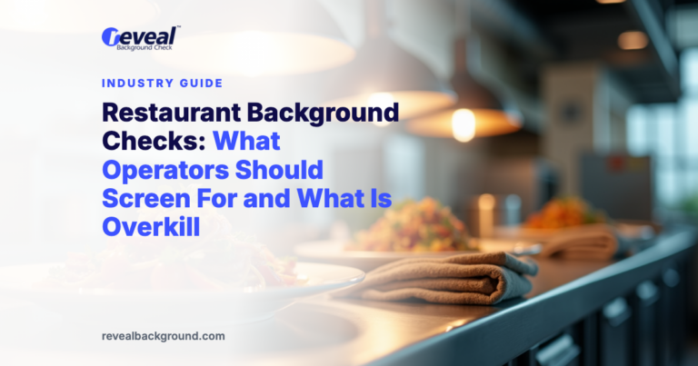 Restaurant Background Checks: What Operators Should Screen For and What Is Overkill