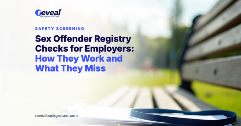 Sex Offender Registry Checks for Employers: How They Work and What They Miss