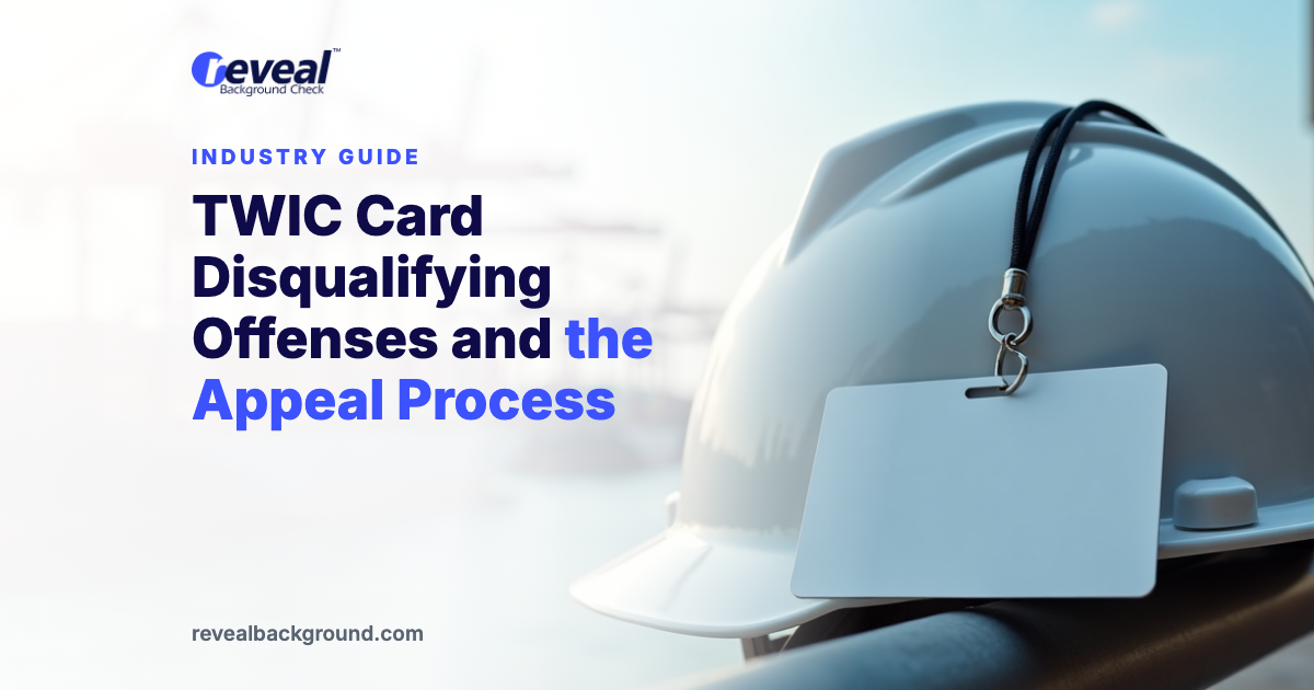 TWIC Card Disqualifying Offenses and the Appeal Process