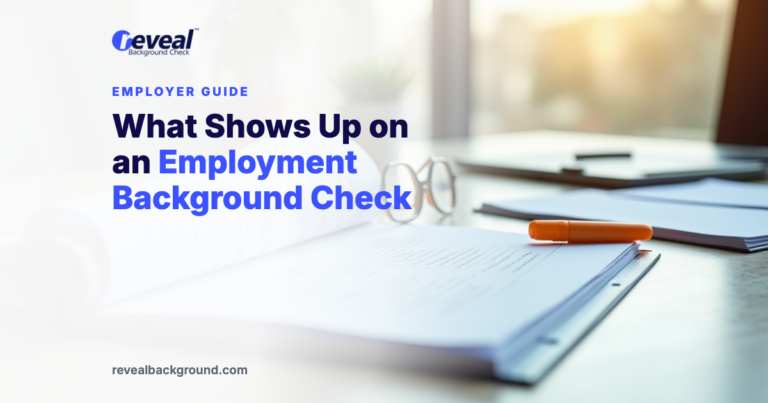 What Shows Up on an Employment Background Check