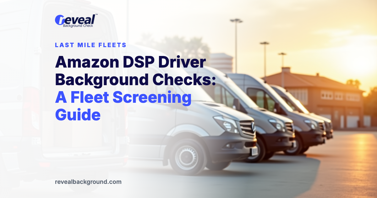 Amazon DSP Driver Background Checks: A Fleet Screening Guide