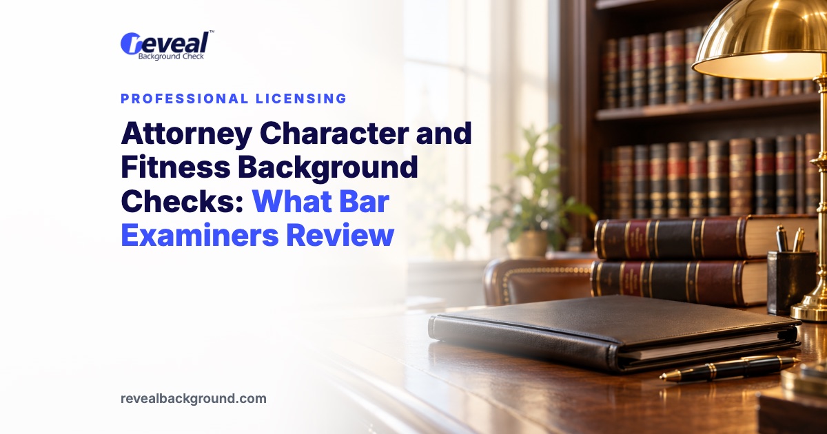 Attorney Character and Fitness Background Checks: What Bar Examiners Review