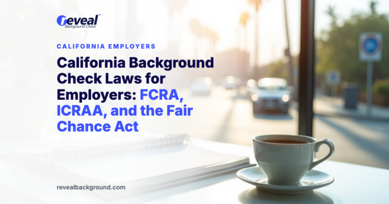 California Background Check Laws for Employers: FCRA, ICRAA, and the Fair Chance Act