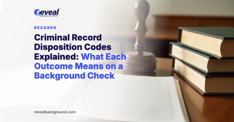 Criminal Record Disposition Codes Explained: What Each Outcome Means on a Background Check