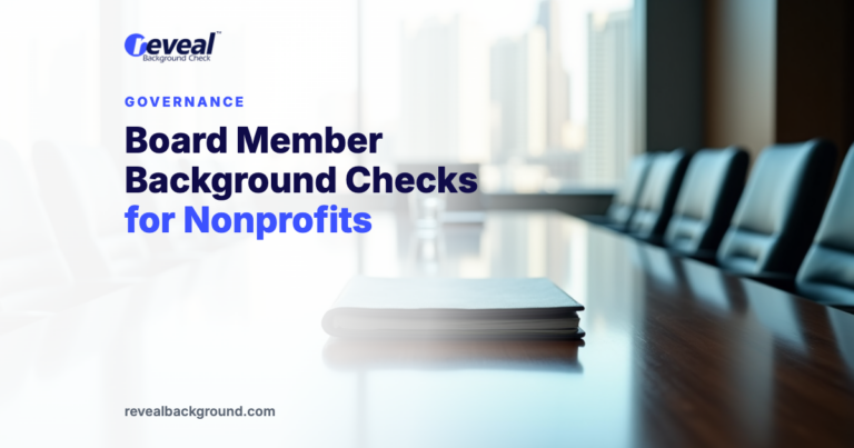 Board Member Background Checks for Nonprofits