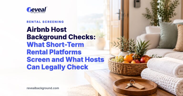 Airbnb Host Background Checks: What Short-Term Rental Platforms Screen and What Hosts Can Legally Check