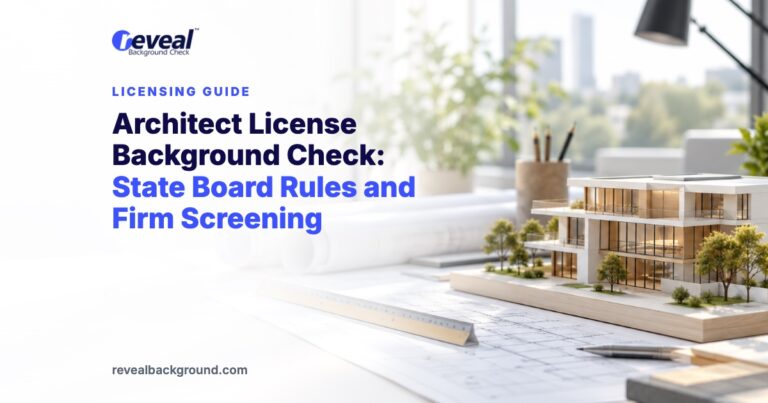 Architect License Background Check: State Board Rules and Firm Screening
