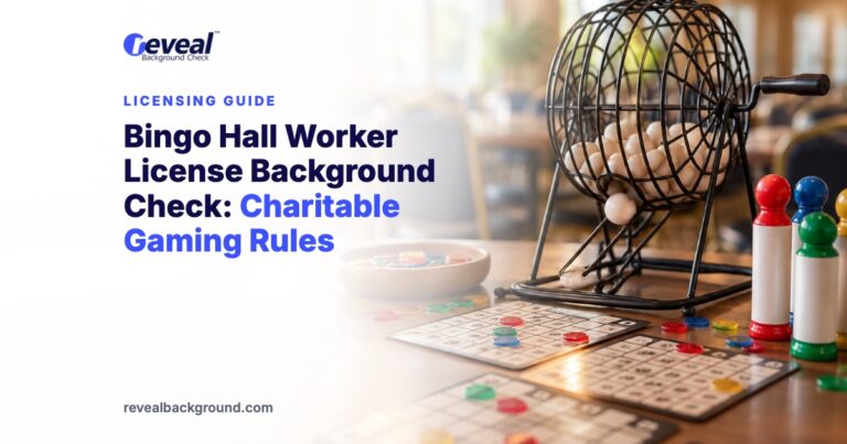 Bingo Hall Worker License Background Check: Charitable Gaming Rules