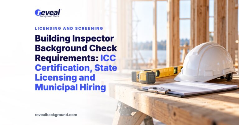 Building Inspector Background Check Requirements: ICC Certification, State Licensing and Municipal Hiring