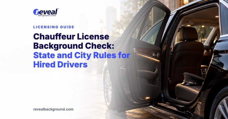 Chauffeur License Background Check: State and City Rules for Hired Drivers