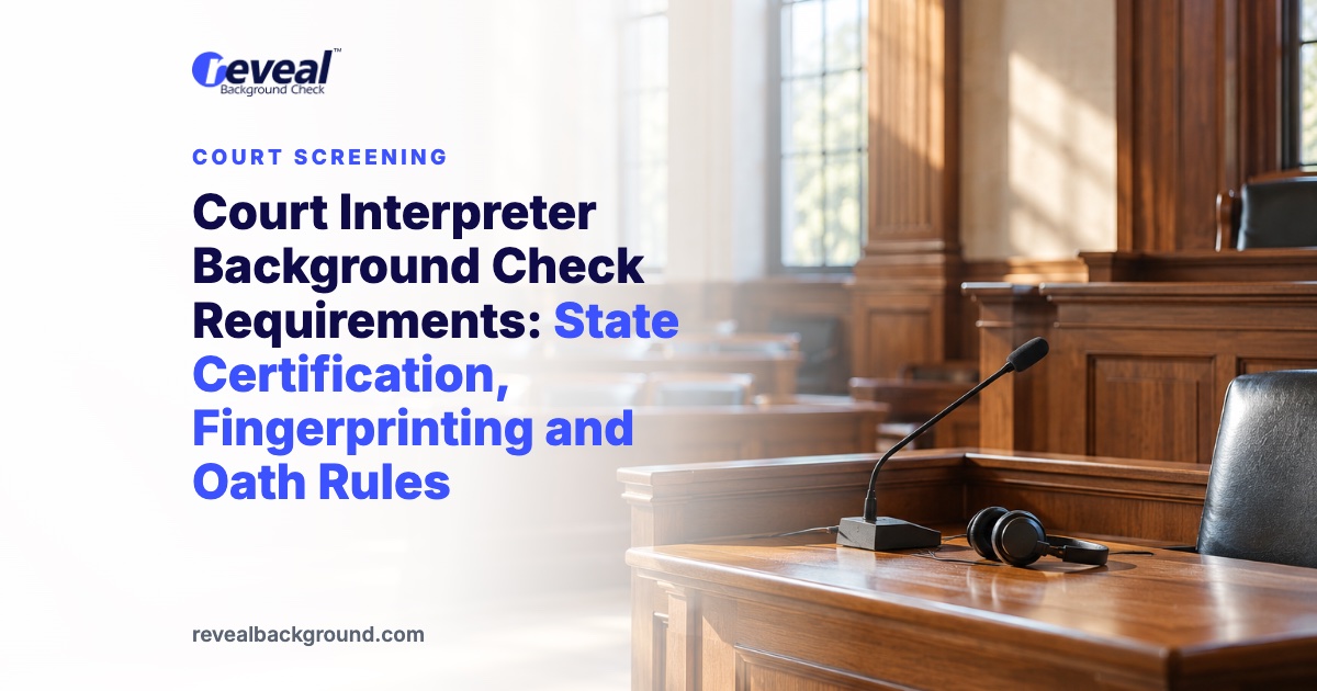 Court Interpreter Background Check Requirements: State Certification, Fingerprinting and Oath Rules