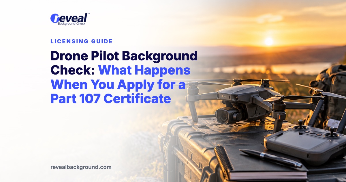 Drone Pilot Background Check: What Happens When You Apply for a Part 107 Certificate
