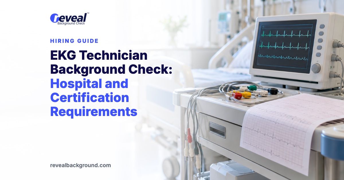 EKG Technician Background Check: Hospital and Certification Requirements