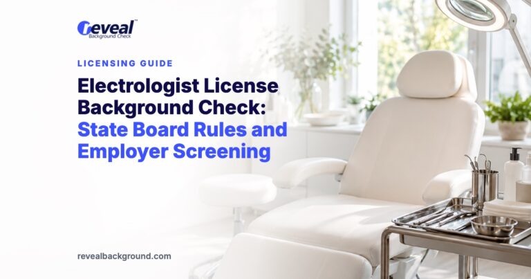 Electrologist License Background Check: State Board Rules and Employer Screening
