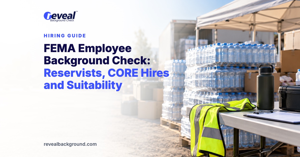 FEMA Employee Background Check: Reservists, CORE Hires and Suitability
