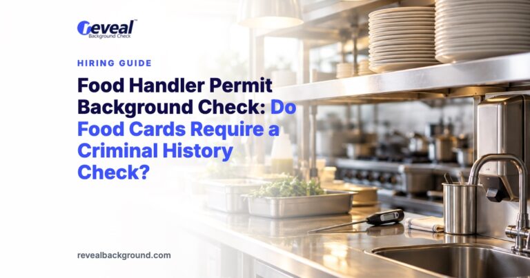 Food Handler Permit Background Check: Do Food Cards Require a Criminal History Check?