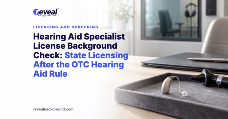 Hearing Aid Specialist License Background Check: State Licensing After the OTC Hearing Aid Rule