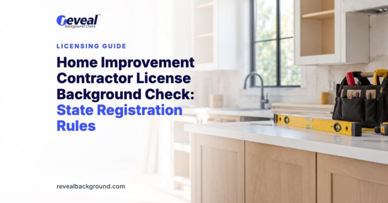 Home Improvement Contractor License Background Check: State Registration Rules