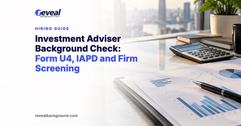 Investment Adviser Background Check: Form U4, IAPD and Firm Screening