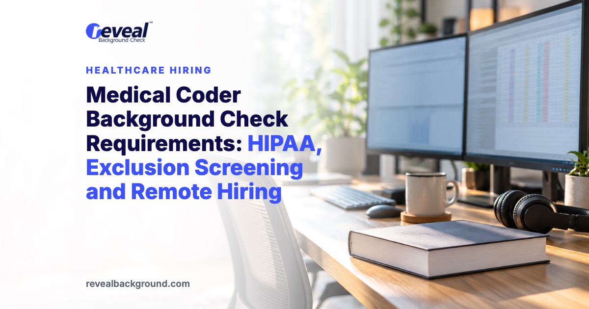 Medical Coder Background Check Requirements: HIPAA, Exclusion Screening and Remote Hiring