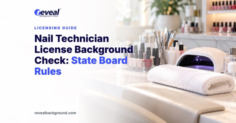 Nail Technician License Background Check: State Board Rules
