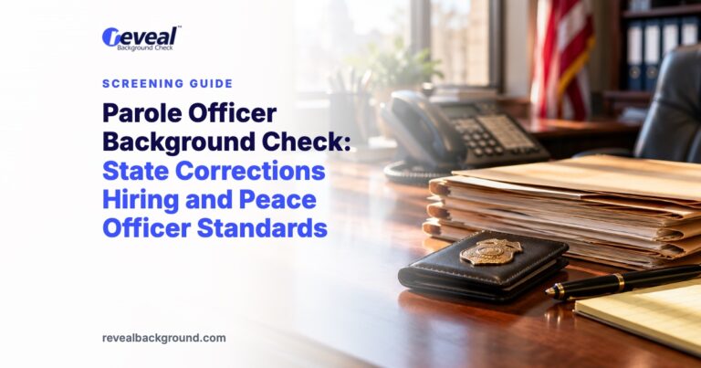 Parole Officer Background Check: State Corrections Hiring and Peace Officer Standards