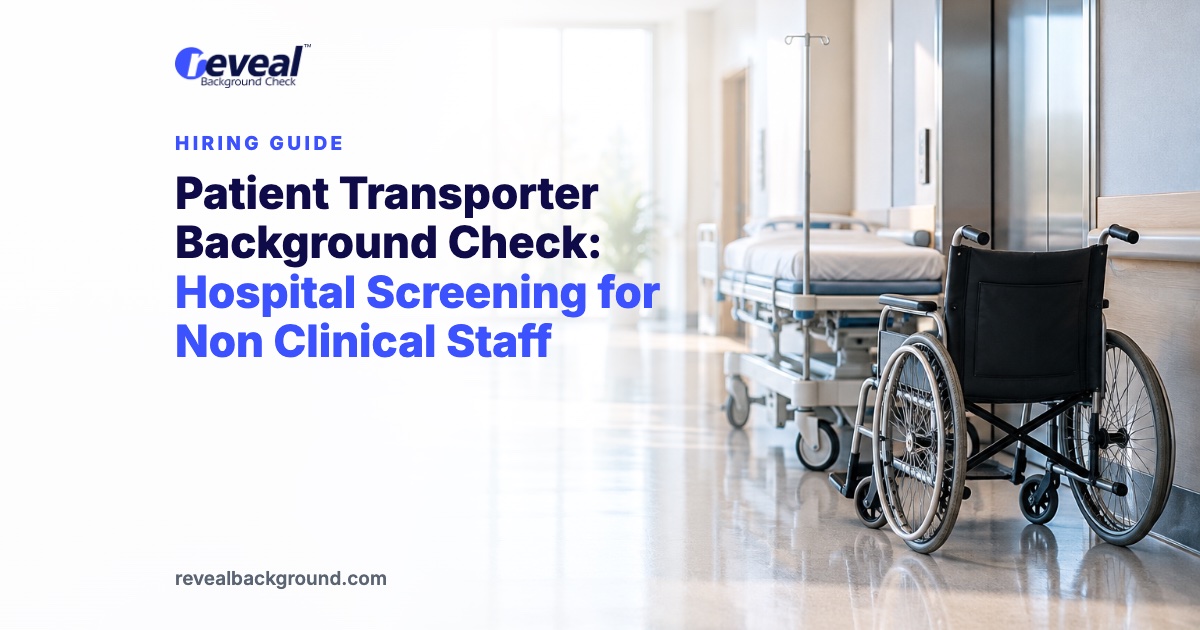 Patient Transporter Background Check: Hospital Screening for Non Clinical Staff