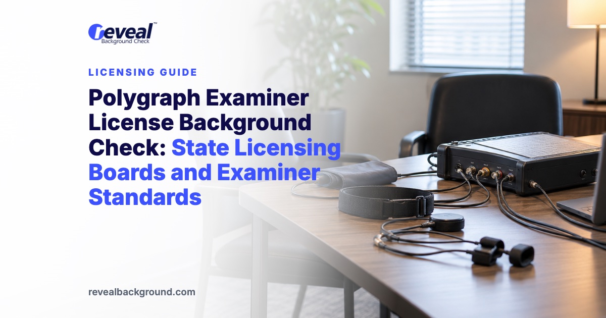 Polygraph Examiner License Background Check: State Licensing Boards and Examiner Standards
