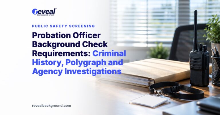 Probation Officer Background Check Requirements: Criminal History, Polygraph and Agency Investigations