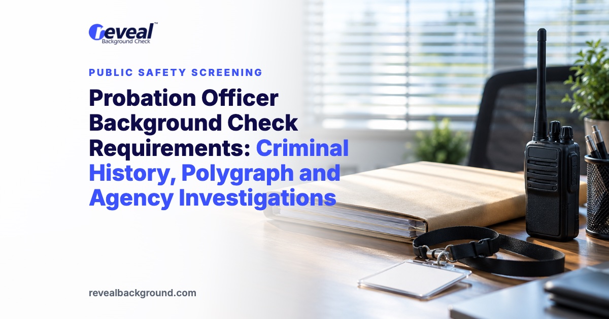Probation Officer Background Check Requirements: Criminal History, Polygraph and Agency Investigations