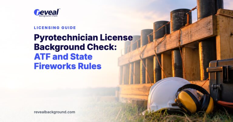 Pyrotechnician License Background Check: ATF and State Fireworks Rules