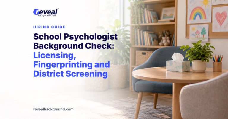 School Psychologist Background Check: Licensing, Fingerprinting and District Screening