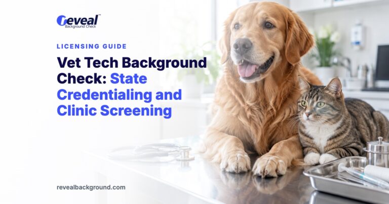 Vet Tech Background Check: State Credentialing and Clinic Screening
