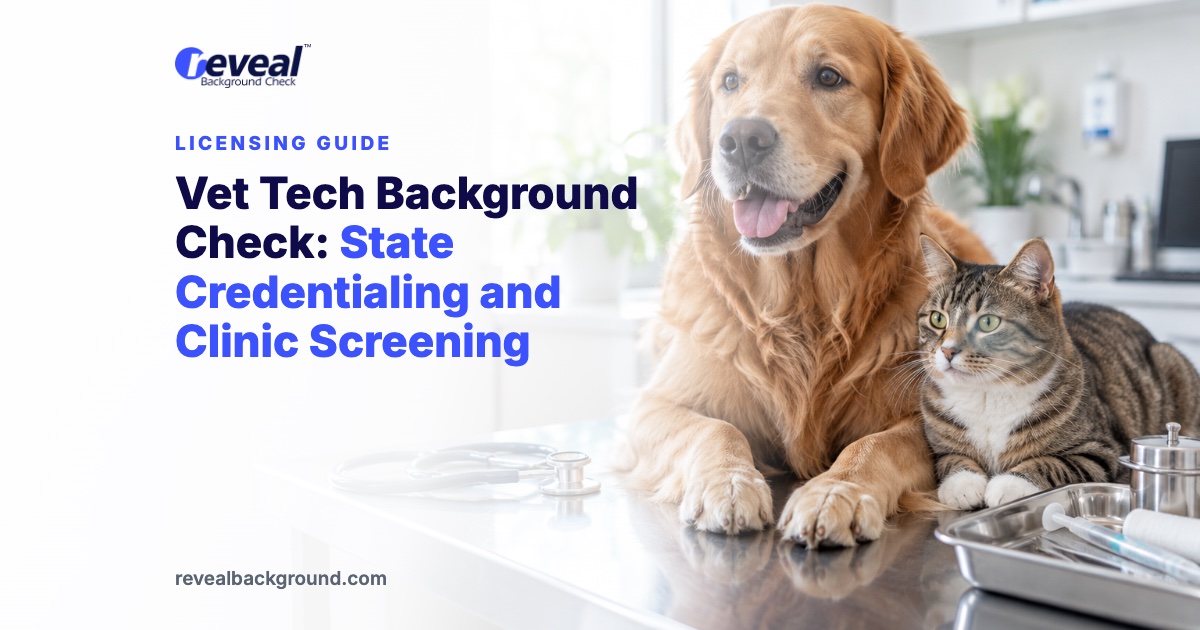 Vet Tech Background Check: State Credentialing and Clinic Screening