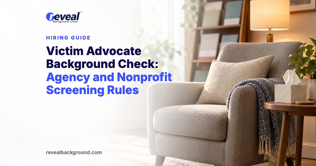 Victim Advocate Background Check: Agency and Nonprofit Screening Rules